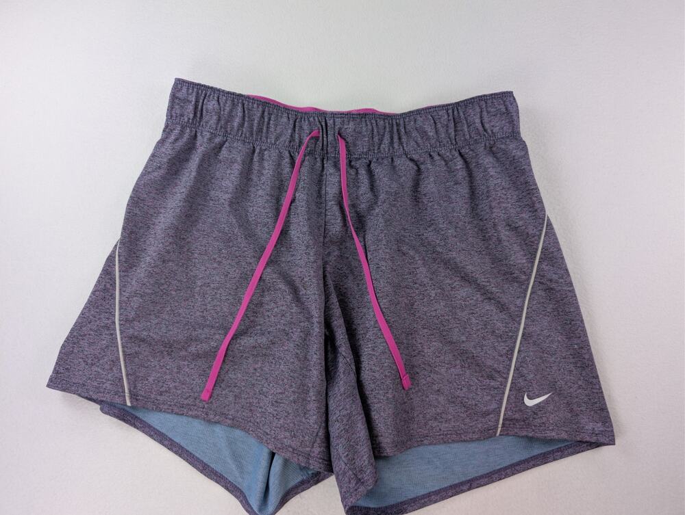 Pro Dri-FIT Women’s M Gray Pink 2-in-1 Running Shorts